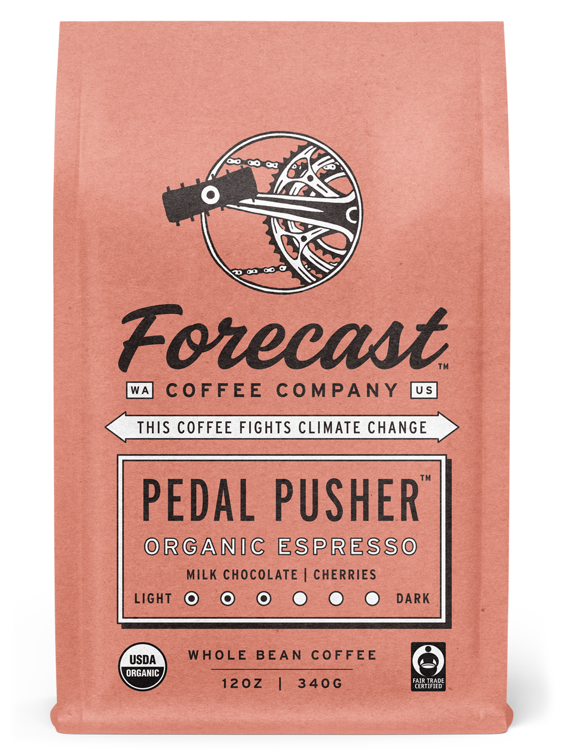 Bag of Pedal Pusher coffee